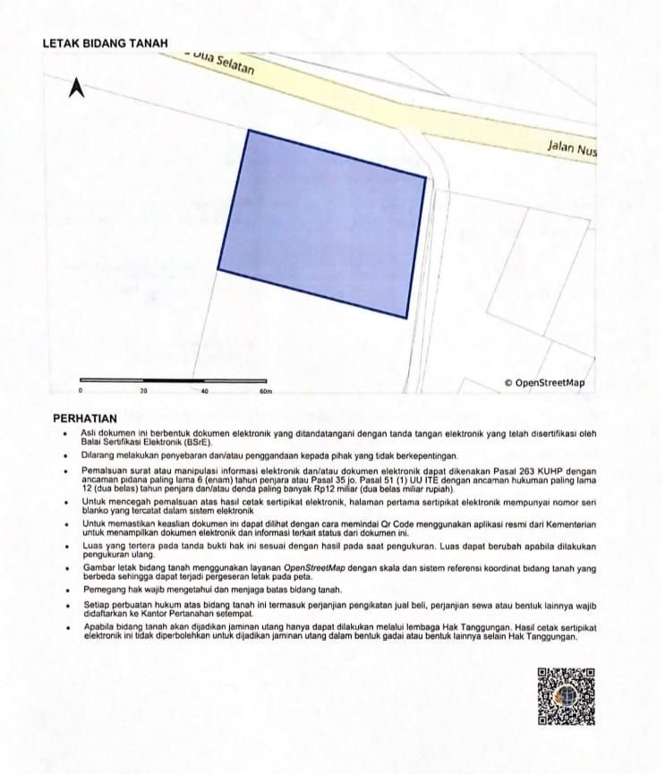 Tanah komersil nusa dua selatan