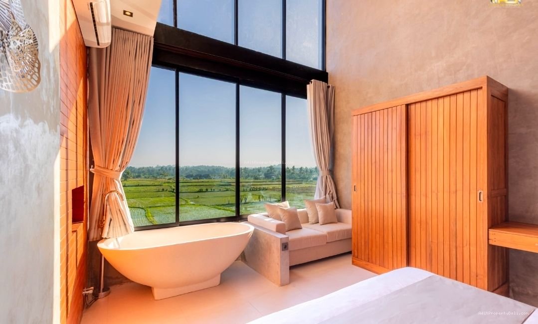 2 unit villa view sawah ubud